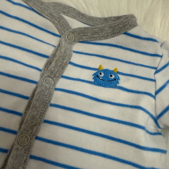 10/$25 • Carters Cotton Monster Footed‎ Sleeper - Picture 2 of 4